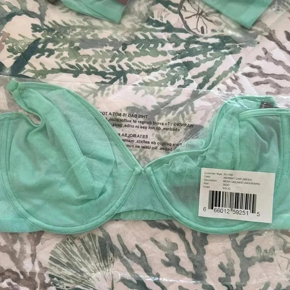 smart & Sexy New Sheer Mesh Bra Color Mint Chip
Brand new in package! - Picture 8 of 8